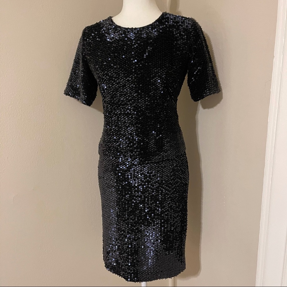 Sequin Jackie dress suit set Ann Taylor